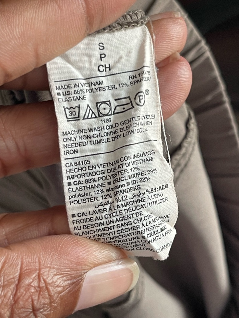 OLD NAVY | Taupe StretchTech Cargo Jogger Pants Sz S - Picture 6 of 7